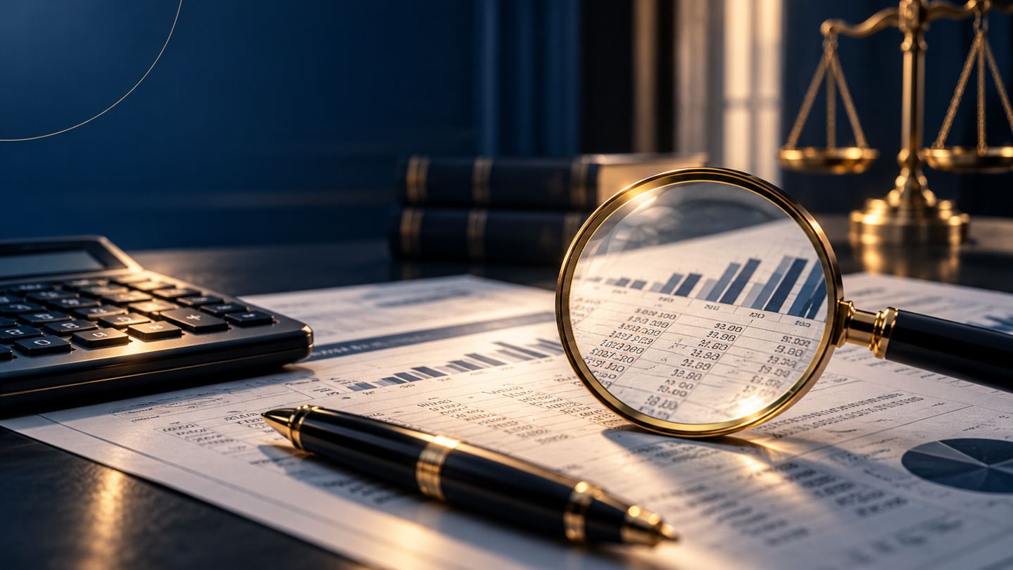 Análise contábil de documentos e demonstrativos financeiros